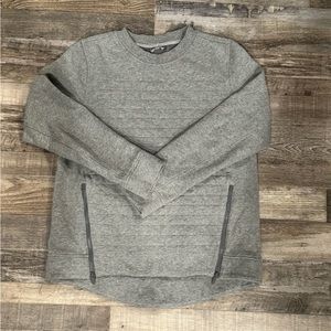 Lululemon Women’s Grey Quilted Sweatshirt Fleece